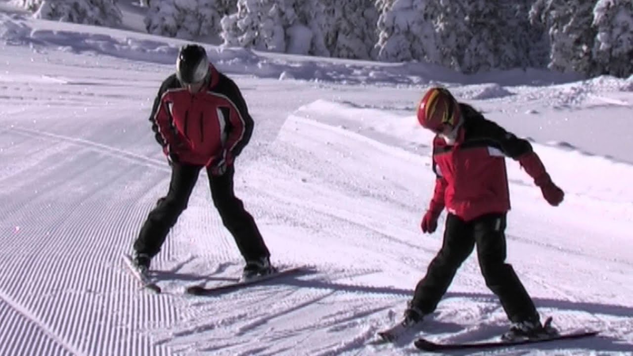 Škola lyžování s Petrem 3. díl - Jízda v pluhu -- regulace rychlosti