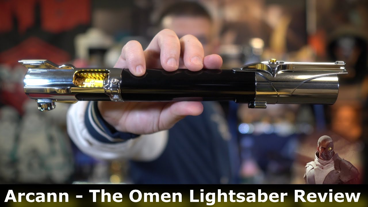 Arcann - The Omen Lightsaber Review ( Darkwolf Sabers)