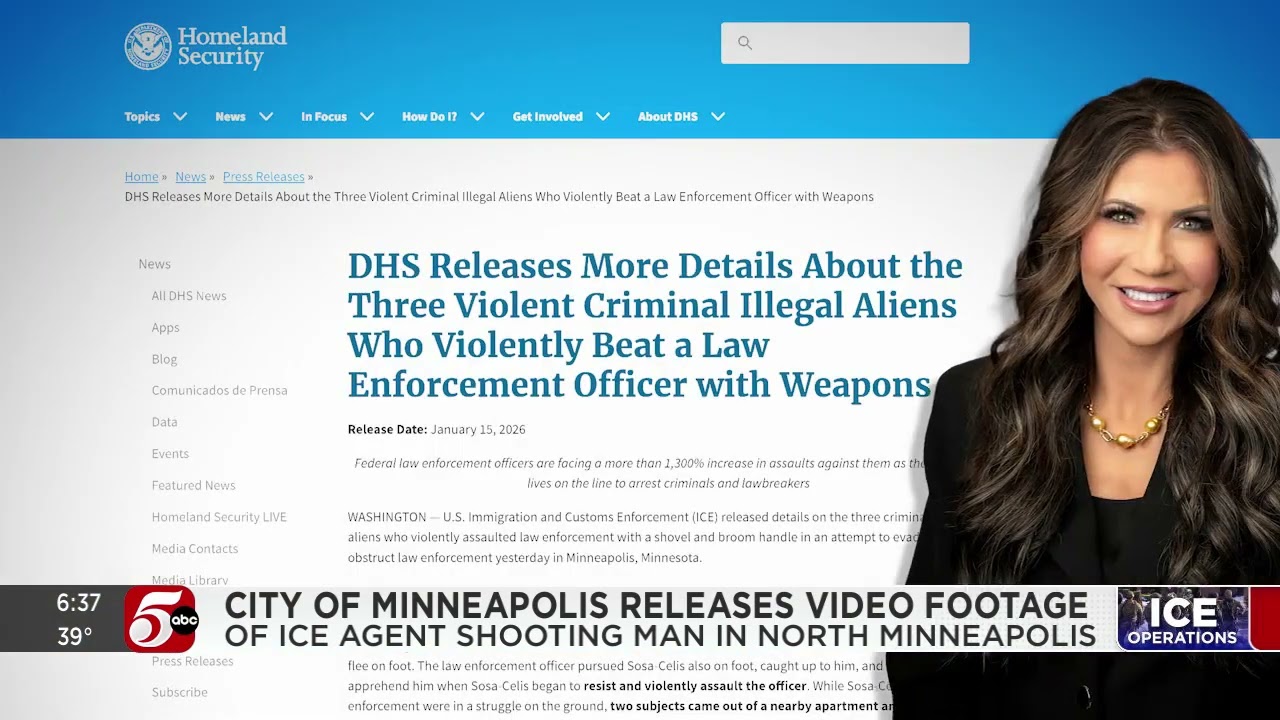 Недавно опубликованное видео демонстрирует несмертельное ранение, нанесенное федеральным агентом ...