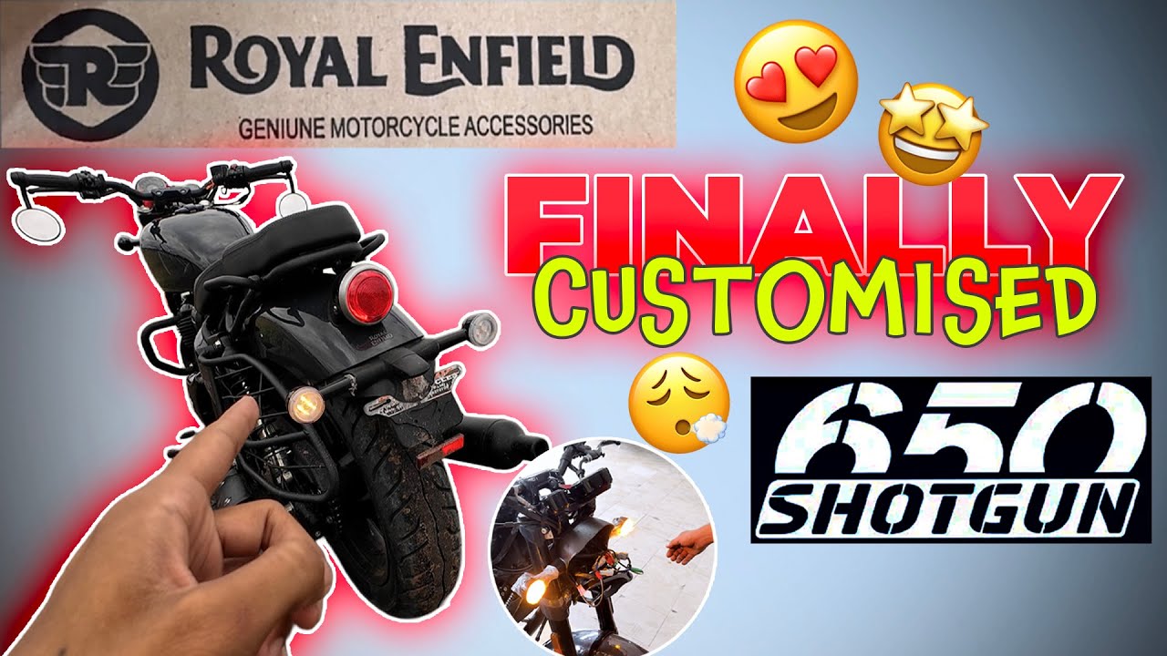 Royal Enfield Shotgun 650 | Finally Customized with Genuine Accessories 🔥😍