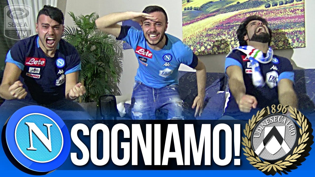 SOGNIAMO!!! NAPOLI 4-2 UDINESE | LIVE REACTION TIFOSI NAPOLETANI HD