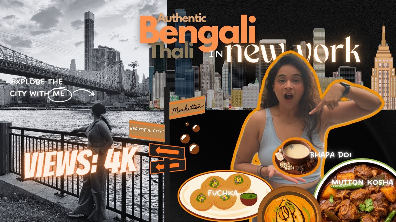 We spent 100 $ to try authentic Bengali food in New York City 🍲✨