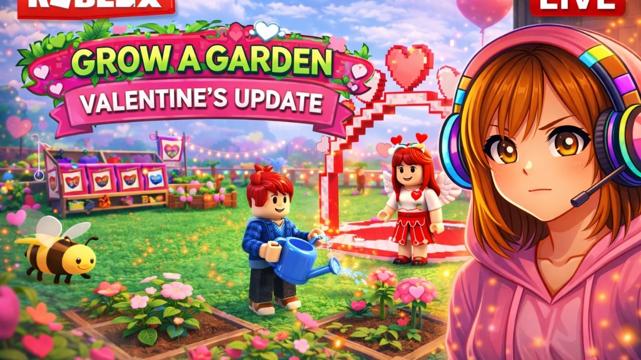 Grow a Garden LIVE 🌱 Grinding & Chil