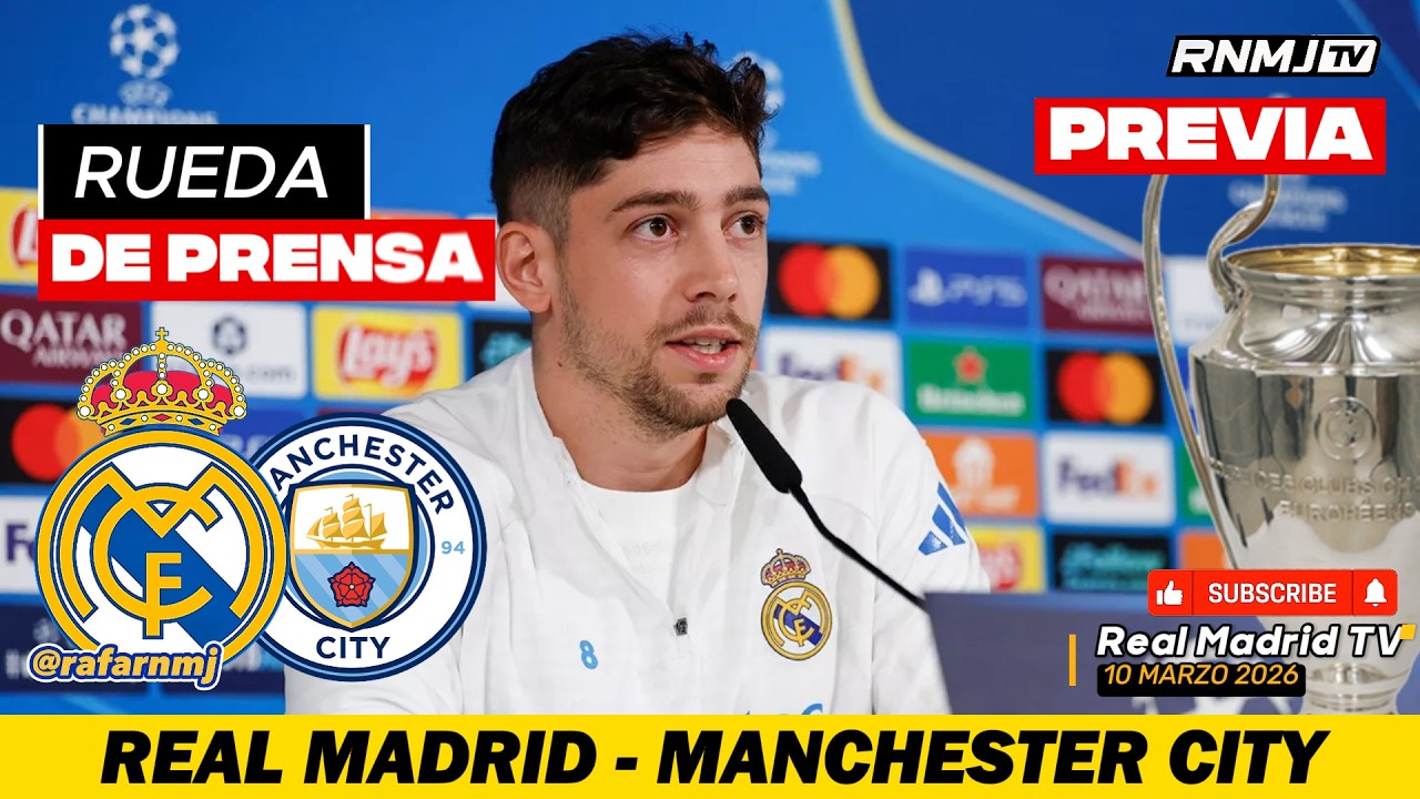 FEDE VALVERDE | Rueda de prensa HOY previa Real Madrid vs Manchester City (10/03/2026)