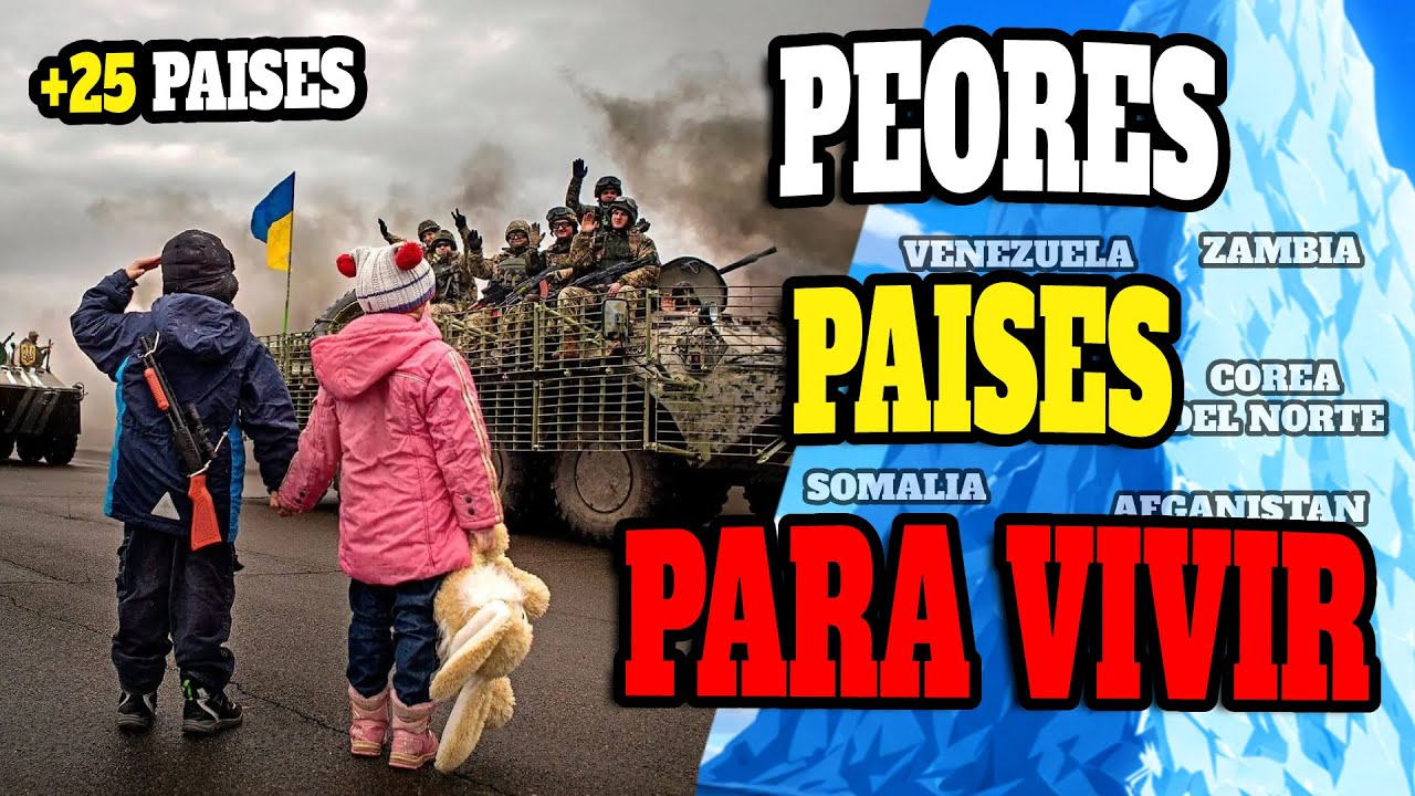 El ICEBERG de PAISES ABANDONADOS por DIOS (Peores Paises para Vivir) | OnlyVoids