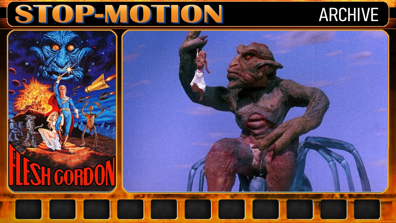 Flesh Gordon (1974) Stop Motion shots (Mature Audience)