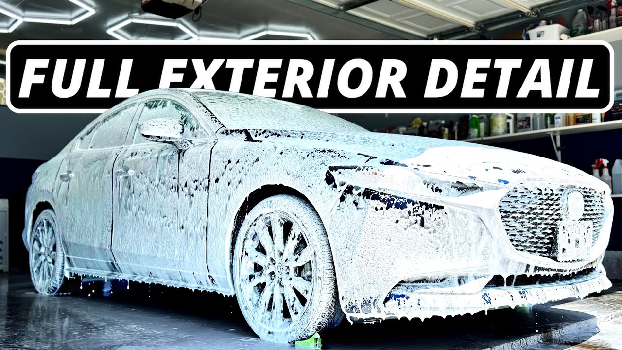Detailing a Dirty Mazda 3 - Full Exterior Car Detail Wash and Wax