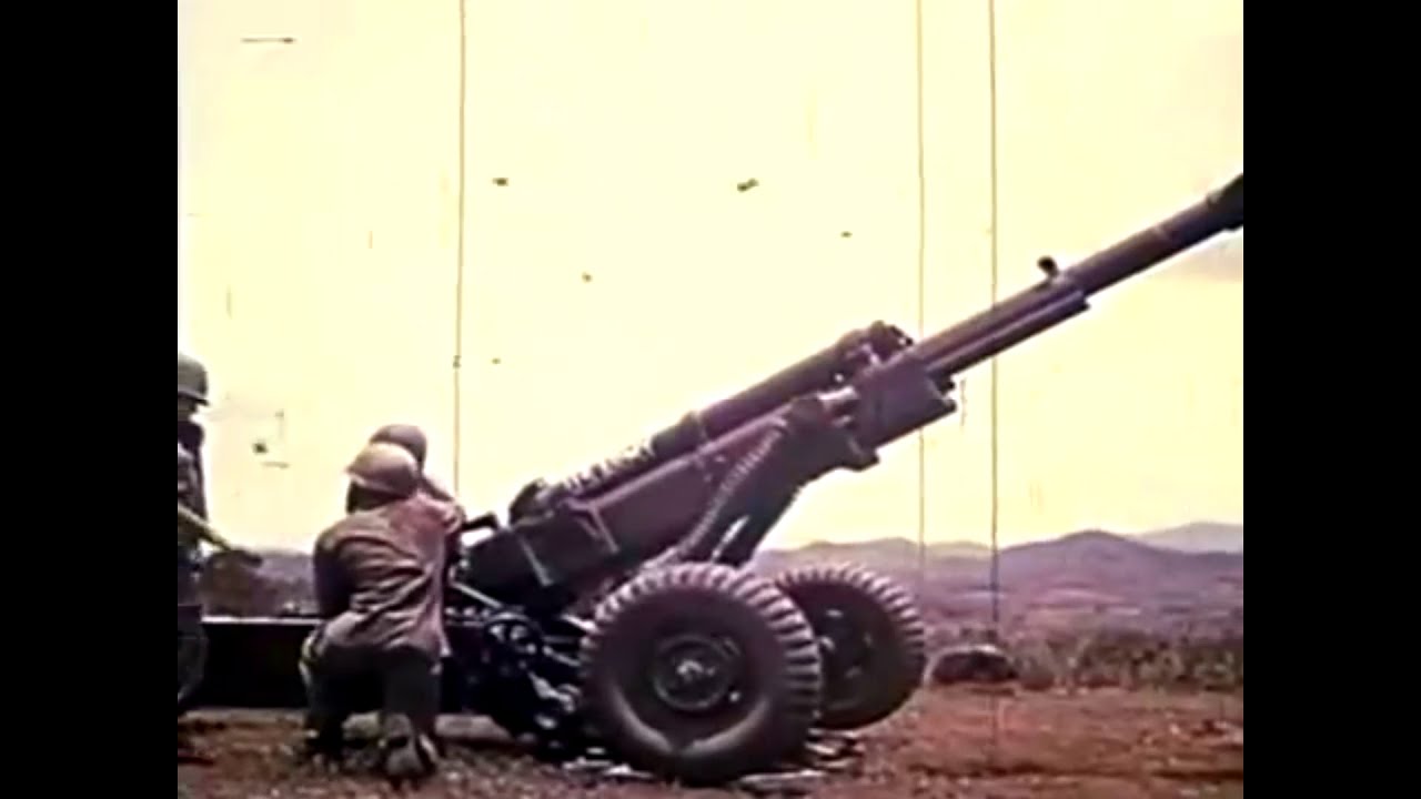 Огневая поддержка во Вьетнаме (около 1966 г.)