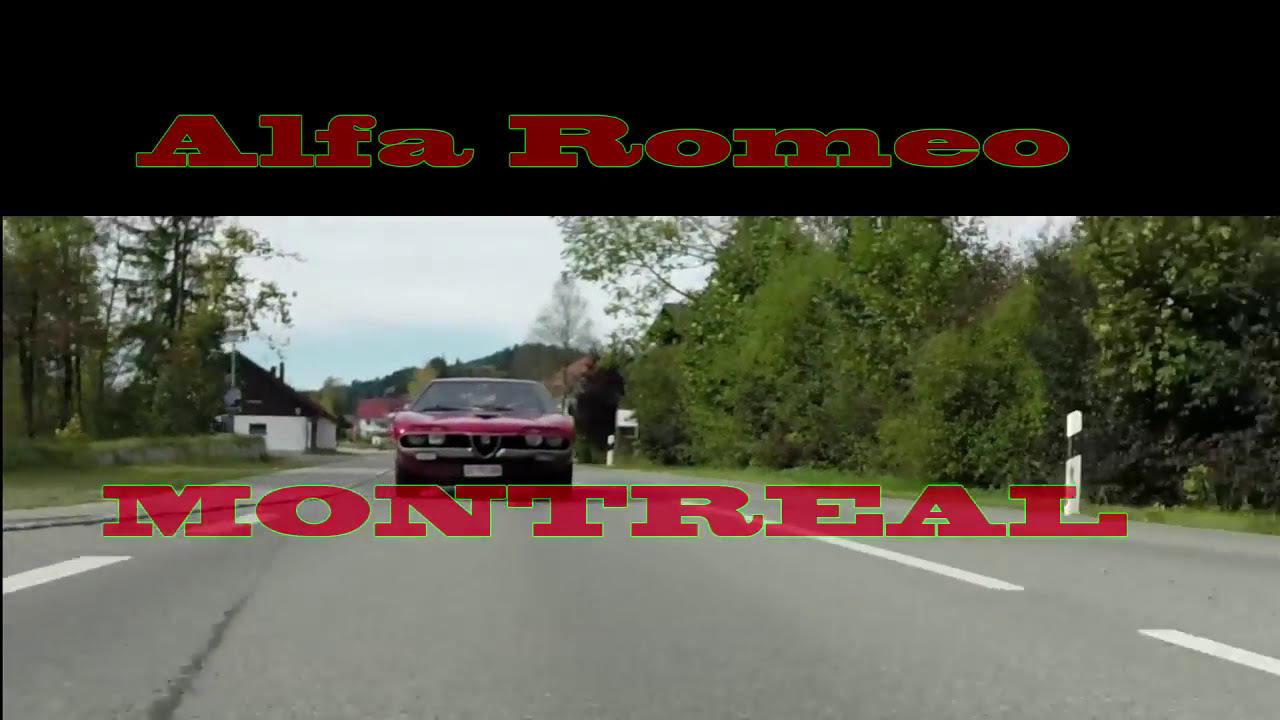 Alfa Romeo MONTREAL V8 engine - Dream Car HÖREN und sehen - SOUND Jochpass