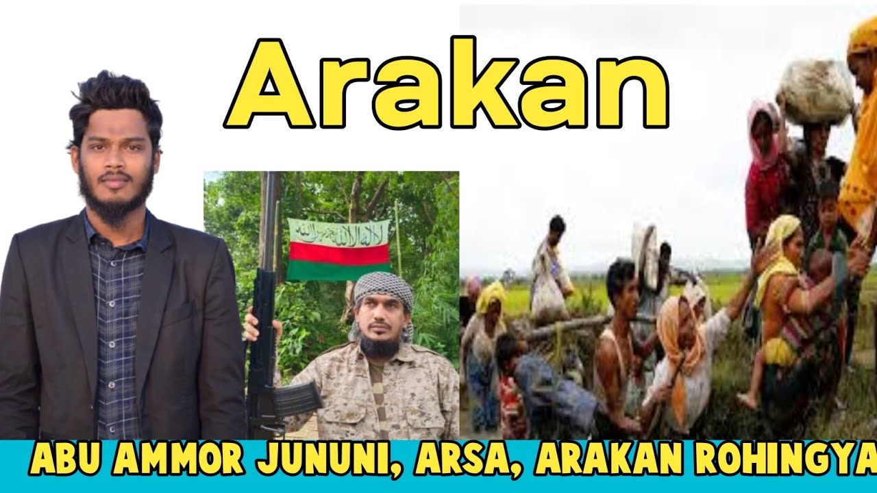 Arsa Amir Abu Ammor Jununi his life history song. Rohingya Muslim Arkan Azadi