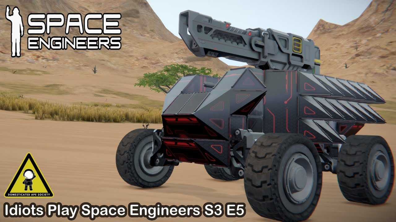 Idiots Play Space Engineers: Domesticated Ape Society | Episode 5 (Space Engineers Funny Moments)