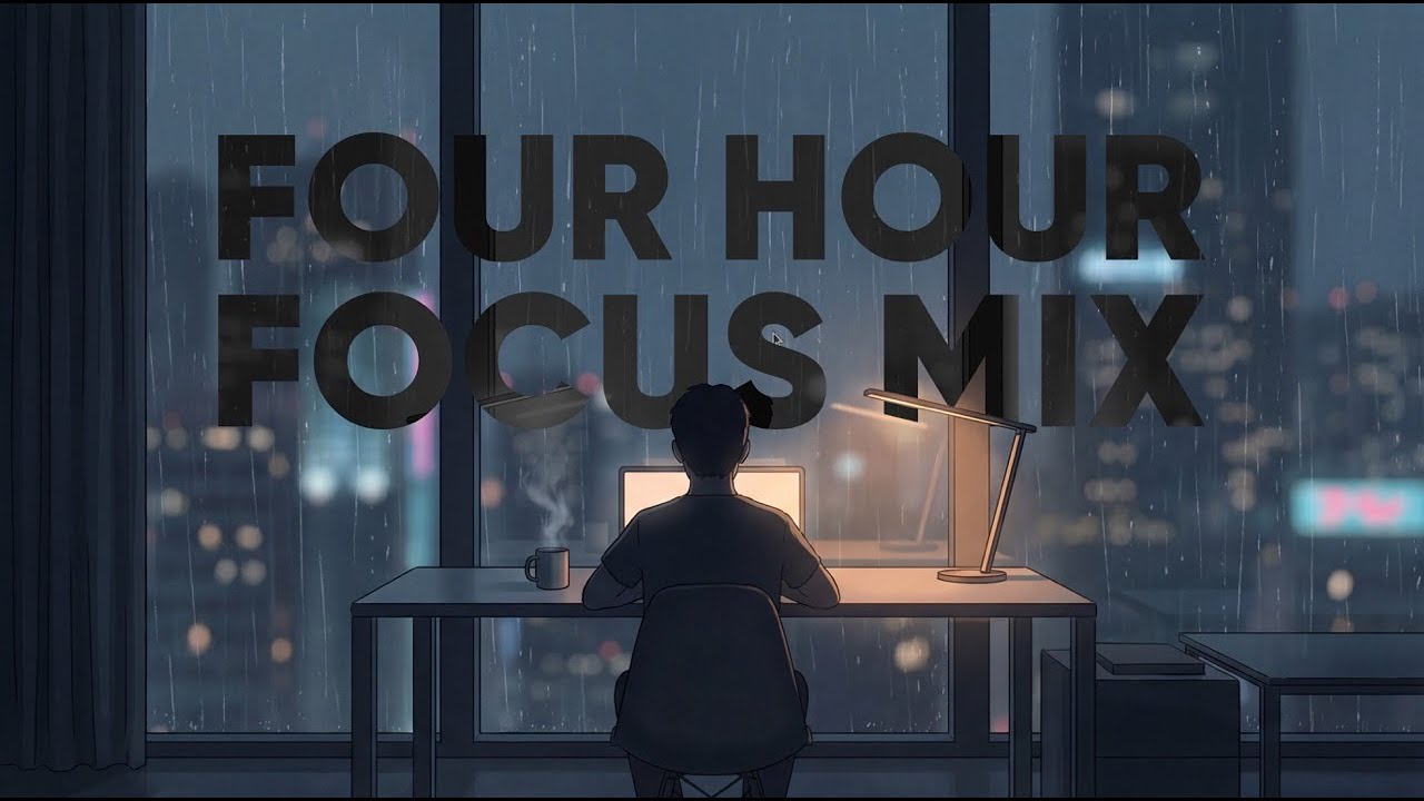 Lofi Hip Hop for Study and Work 4 Hour Focus Mix