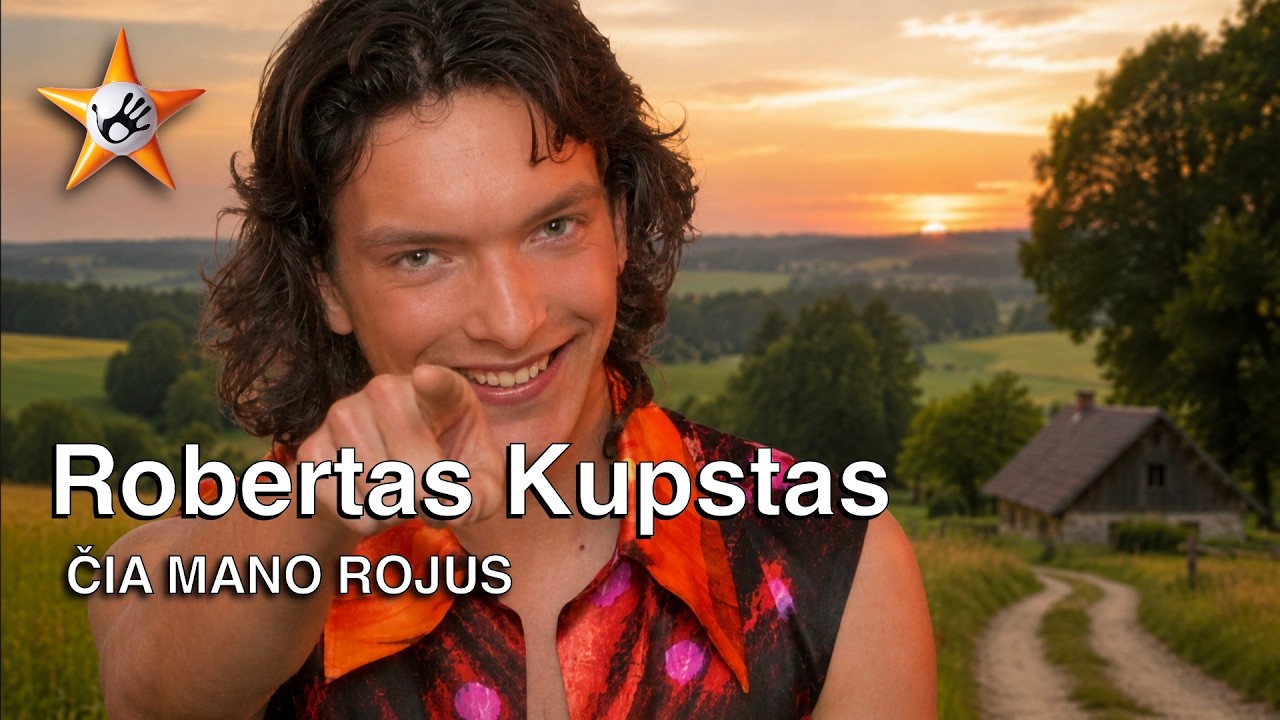 Robertas Kupstas - Čia Mano Rojus (Official Lyric Video). Lietuviškos Dainos