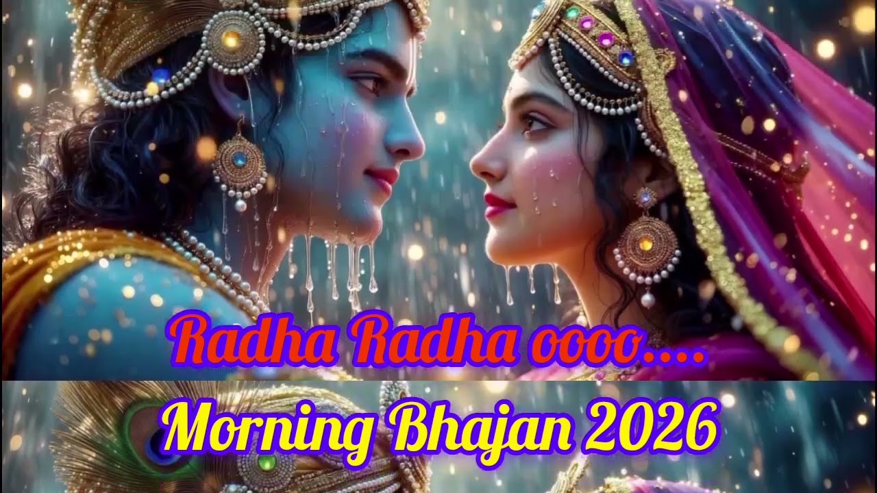 🌼 New Year Radha Krishna Bhajan 2026  | Morning Bhajan ✨| Radha Krishna Song