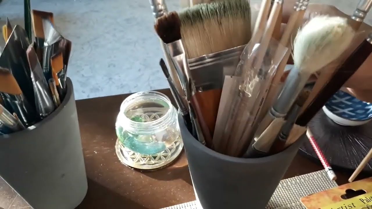HANGİ TÜR RESİM FIRÇALARINI KULLANIYORUM? /WHAT KIND OF PAINTING BRUSHES DO I USE?