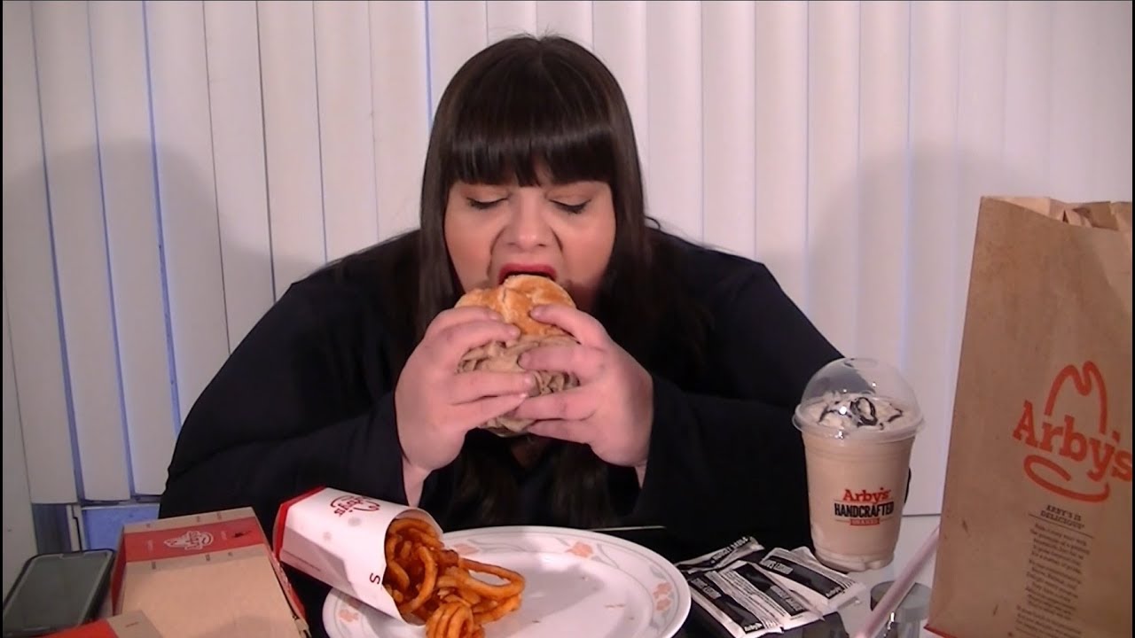 Arby's Half-Pound Roast Beef Sandwiches Mukbang
