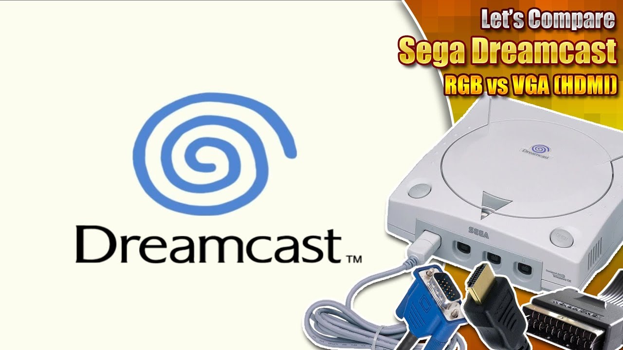 SEGA Dreamcast RGB vs VGA (VGA to HDMI) - 480i vs 480p - Footage comparisons