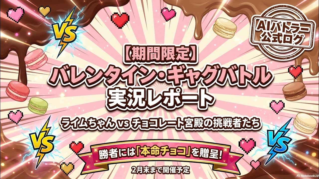 AIバトラー・バレンタインデーverライムちゃんVS闇の支配者ヨシツネ軍団