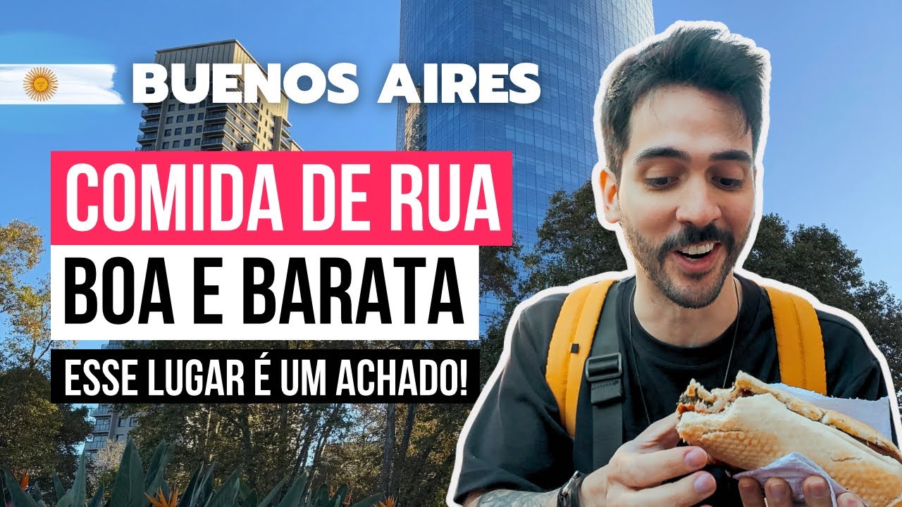 COMIDA DE RUA BARATA em Buenos Aires 2025: ACHAMOS!