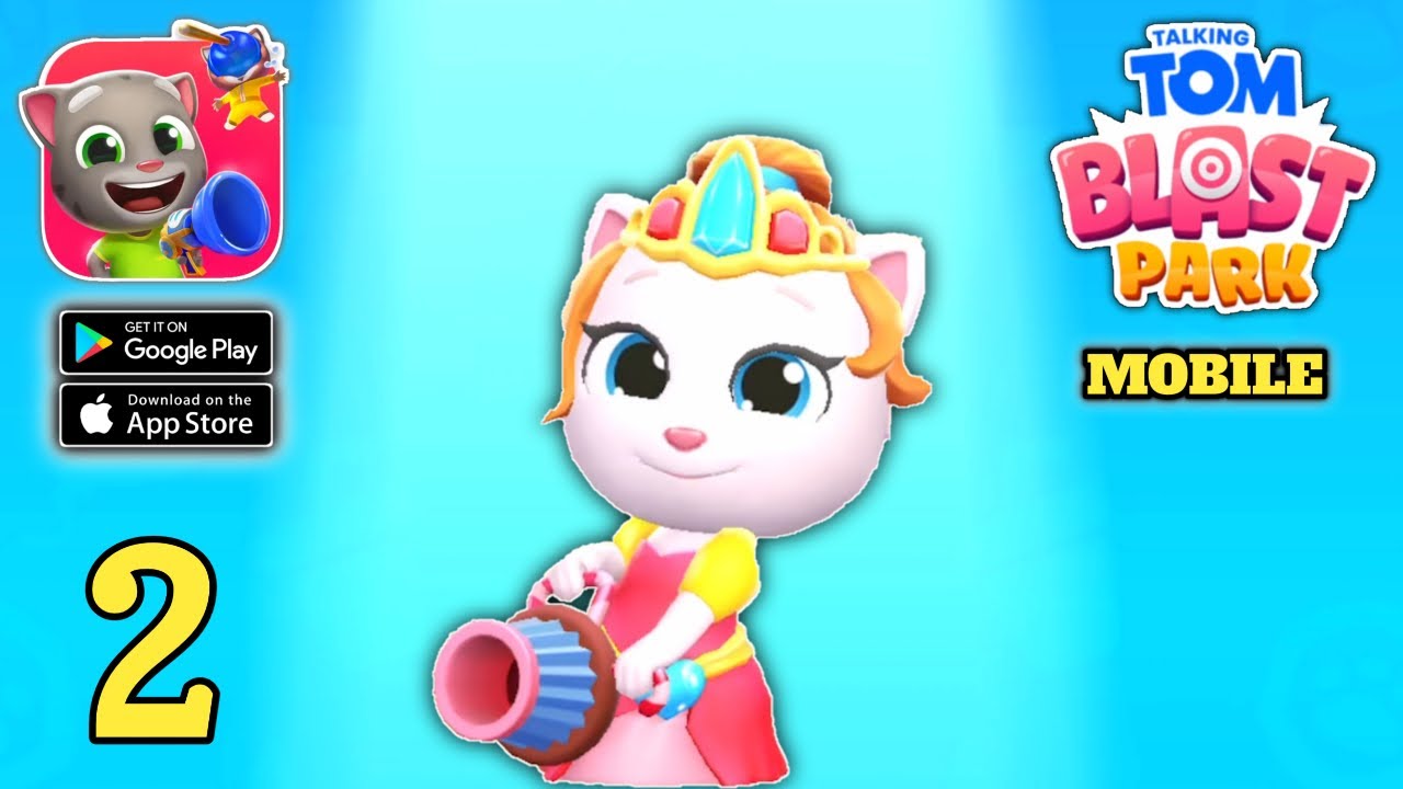 Talking Tom Blast Park - World 2 - IOS Gameplay - Apple Arcade Part 2