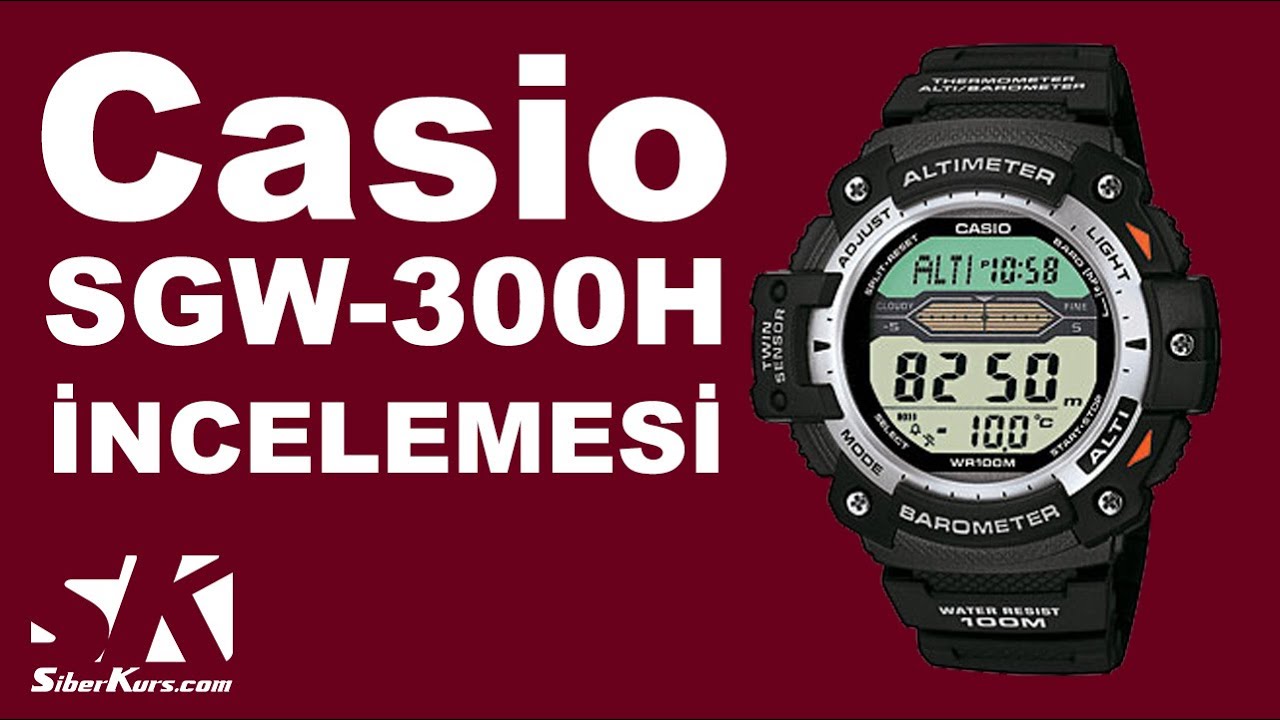 Casio SGW-300H Kol Saati İncelemesi