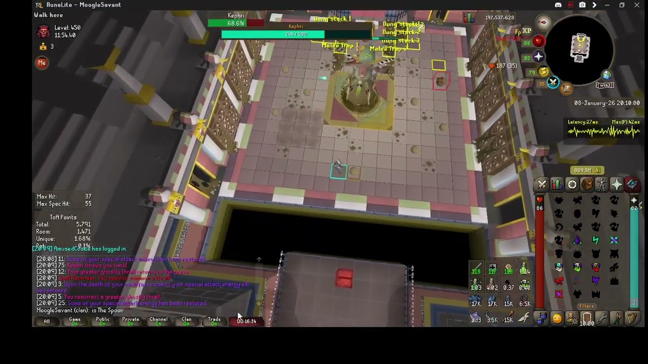 OSRS Tombs of Amascut 450 Invo Solo