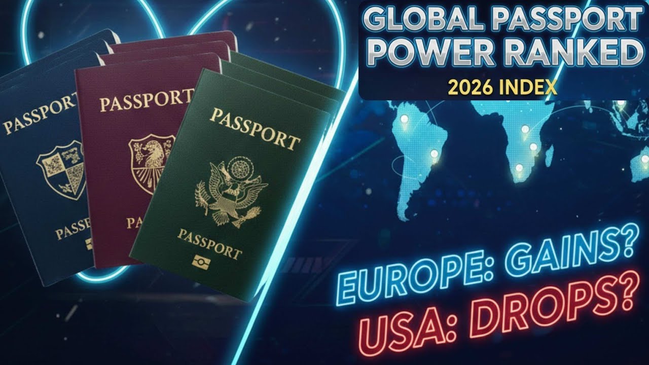 World’s Most Powerful Passports 2026 🌍 | 199 Countries Ranked from Weakest to Strongest