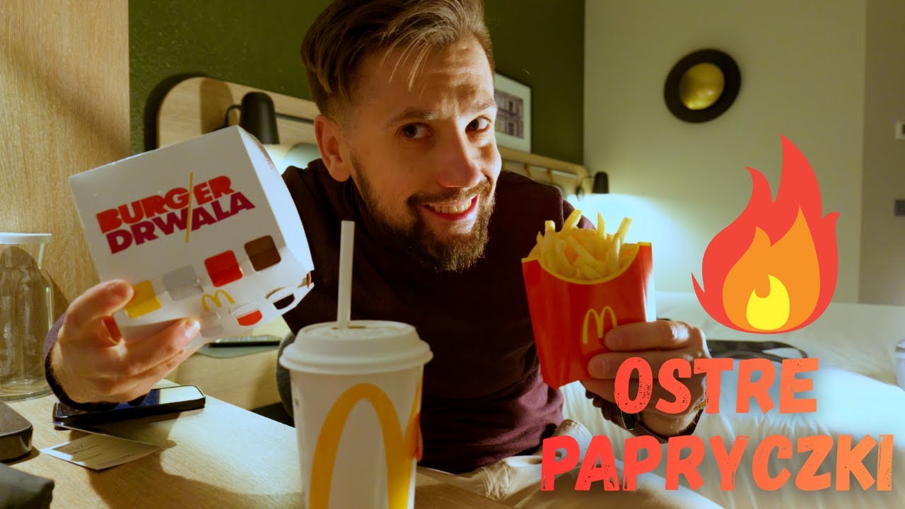 NOWY BURGER DRWALA TO PRAWDZIWY OGIEŃ! | ASMR po polsku