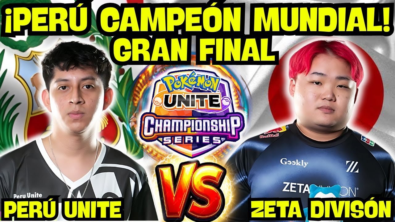 🏆PERÚ CAMPEÓN DEL MUNDO EN POKÉMON UNITE 2025🏆(TODOS TERMINAMOS LLORANDO)