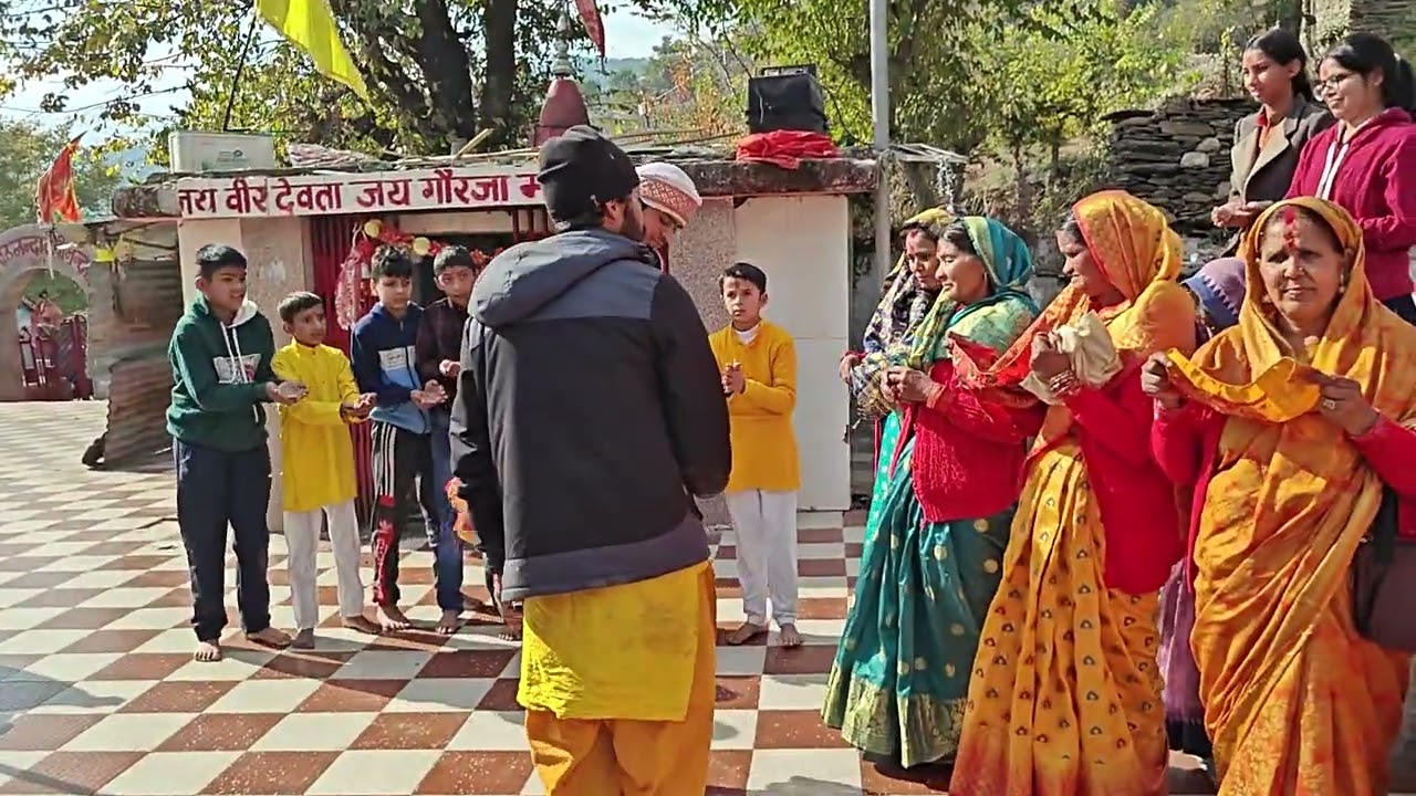 नौटी गाँव में माँ नन्दा और माँ चन्डिका देवी का मिलन  
