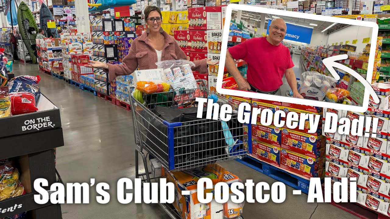The Grocery Lady + The Grocery Dad 🛒 HUGE Grocery Haul for Our Family of 7!