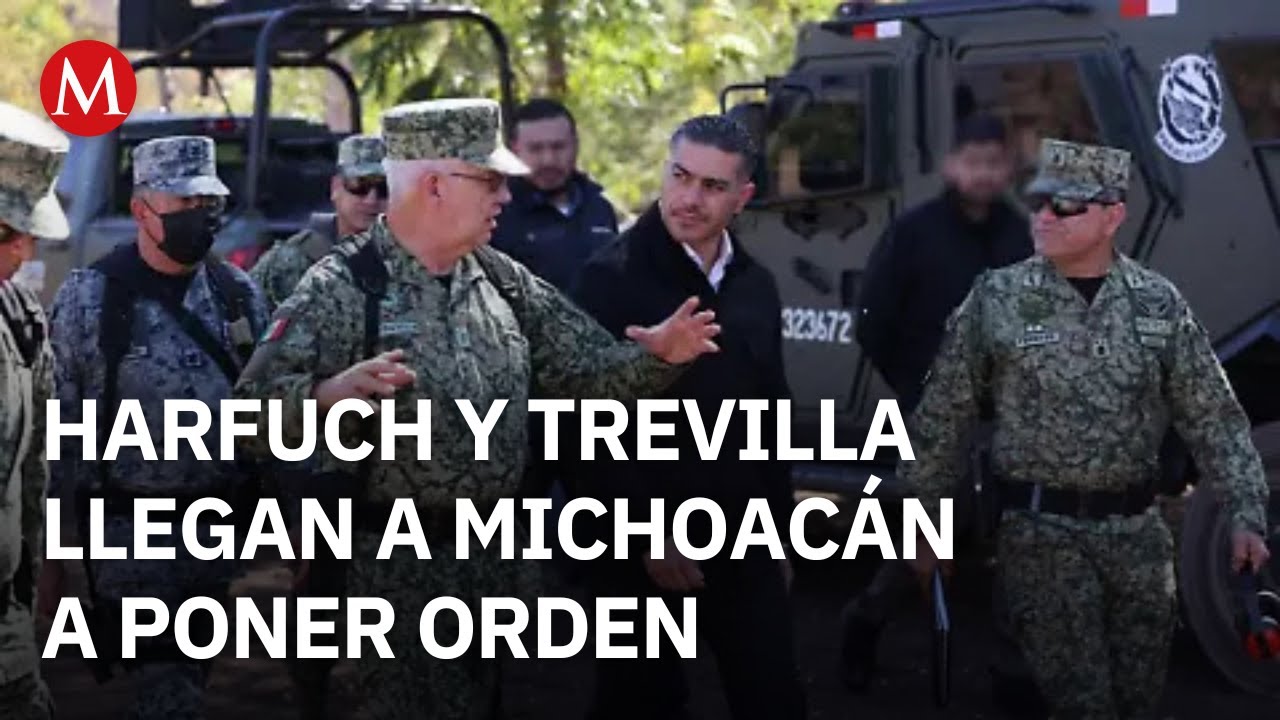 Alistan visita de Harfuch y Trevilla para coordinar el Plan Michoacán