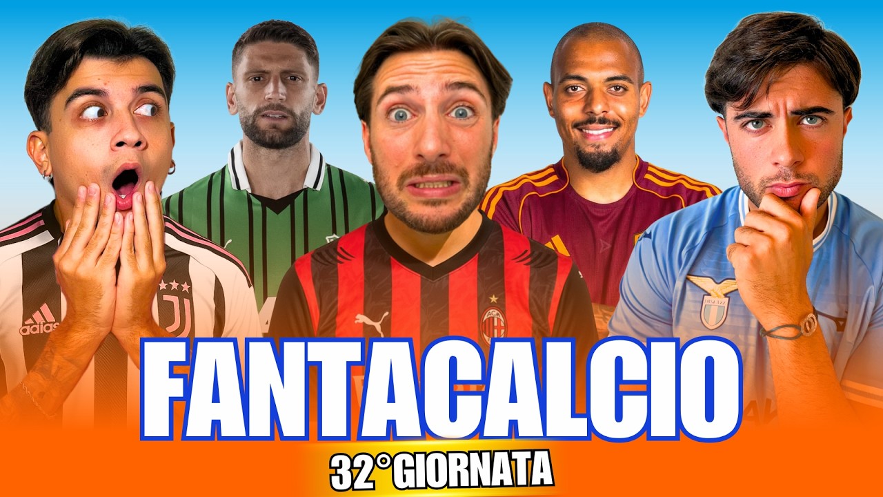 😱 TRIPLETTA ed ESPULSIONE FOLLE! 32&ordf; GIORNATA del nostro FANTACALCIO! ⚽️🏆