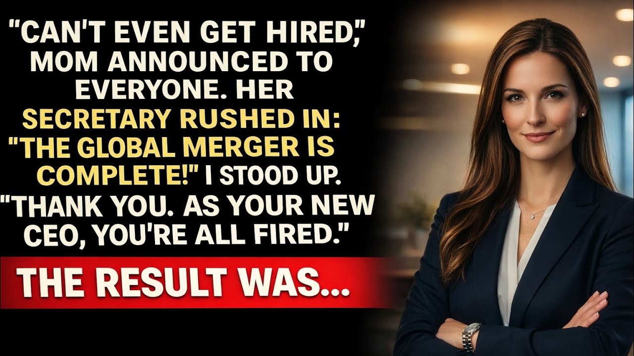 They Mocked Me for Being Unemployed… Then I Fired Them All