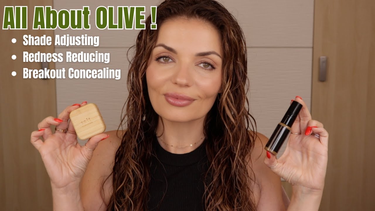 GOING GREEN: Using Olive Adjuster / Color Correctors from Salt New York and Face Atelier