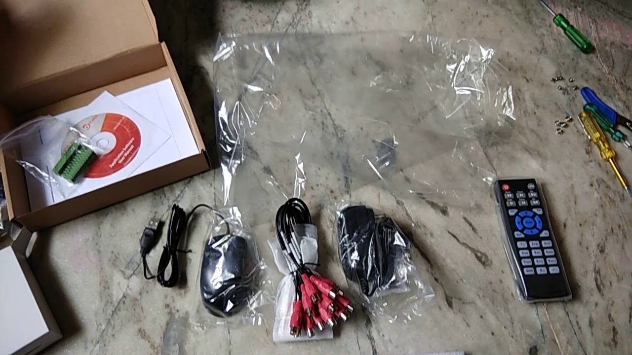Unboxing 16 Channel DVR with Remote