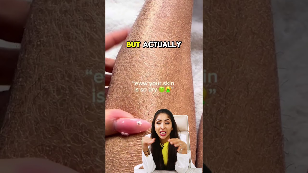 Body chemical exfoliation for dry skin. Subscribe for more! #skincare
