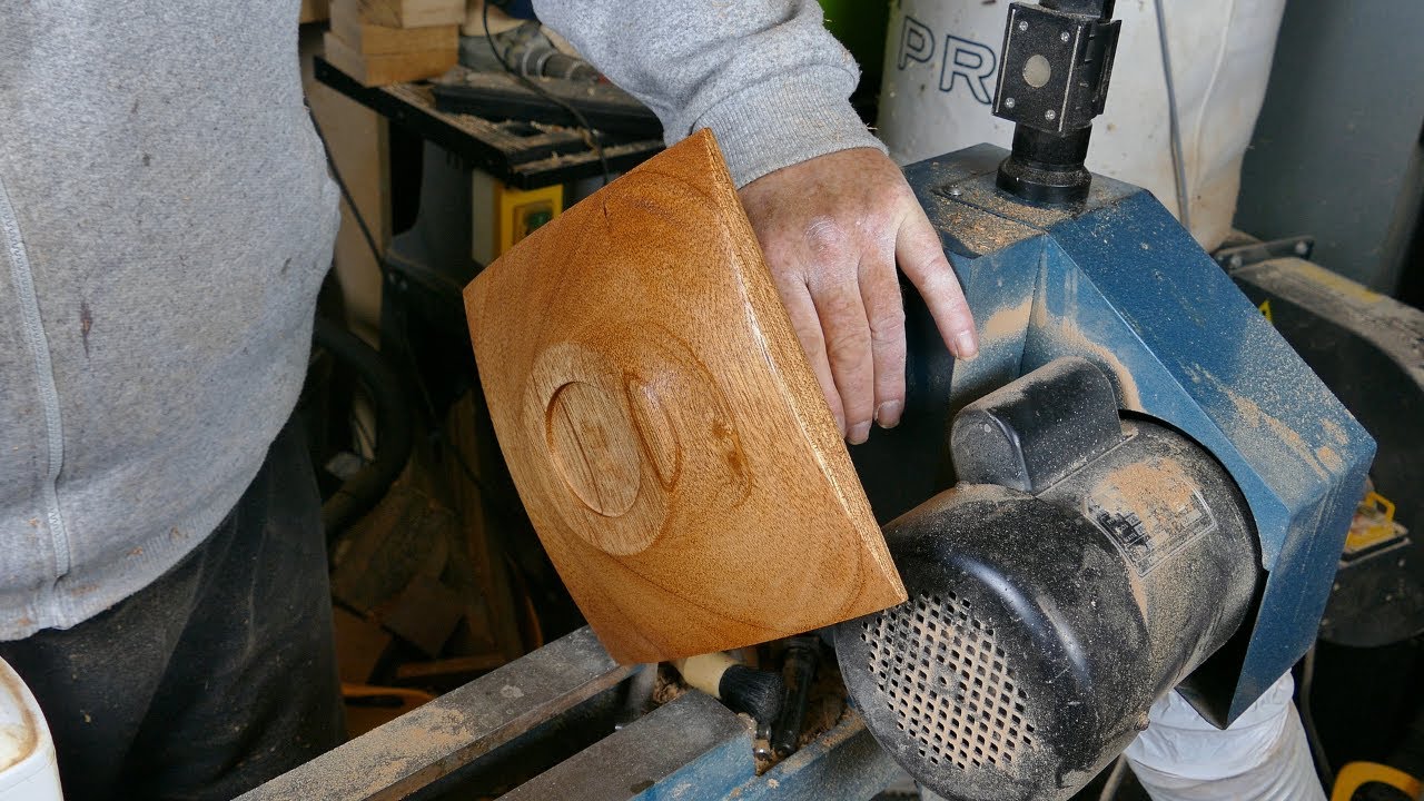 Woodturning - Scrap board to Square plate