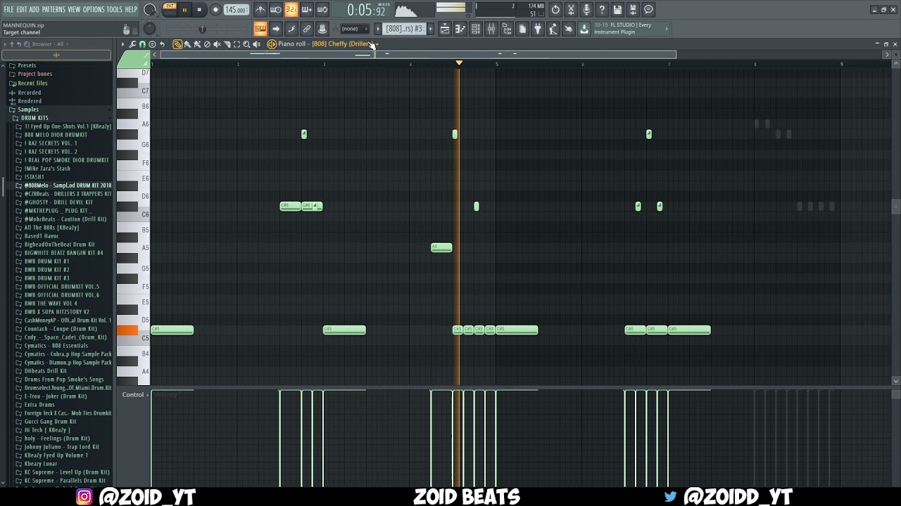 POP SMOKE - MANNEQUIN FT. LIL TJAY FL STUDIO REMAKE (FLP DOWNLOAD) | DECONSTRUCTED