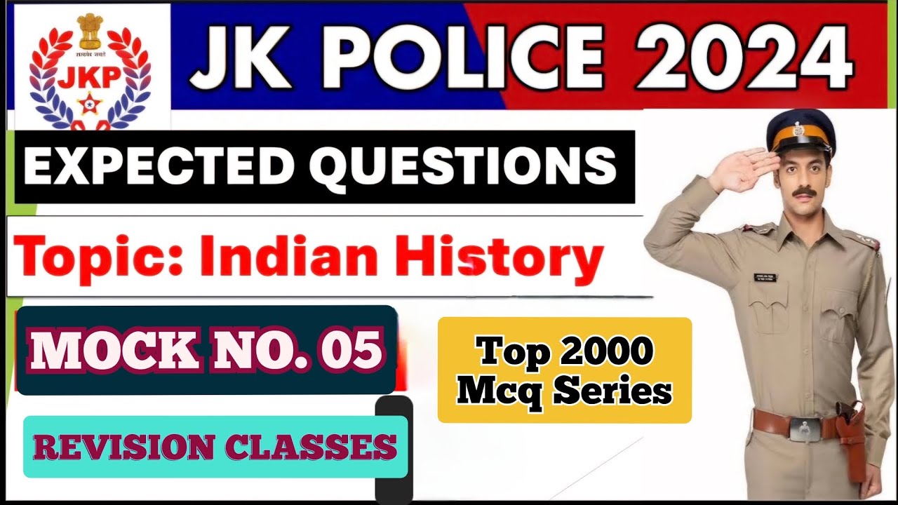 JKP Constable Mock Test |Jkp constable Questions| modern history mcqs | Jkp constable Classes |