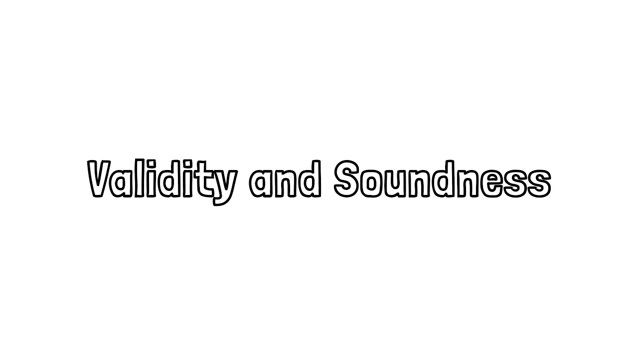 Validity and Soundness