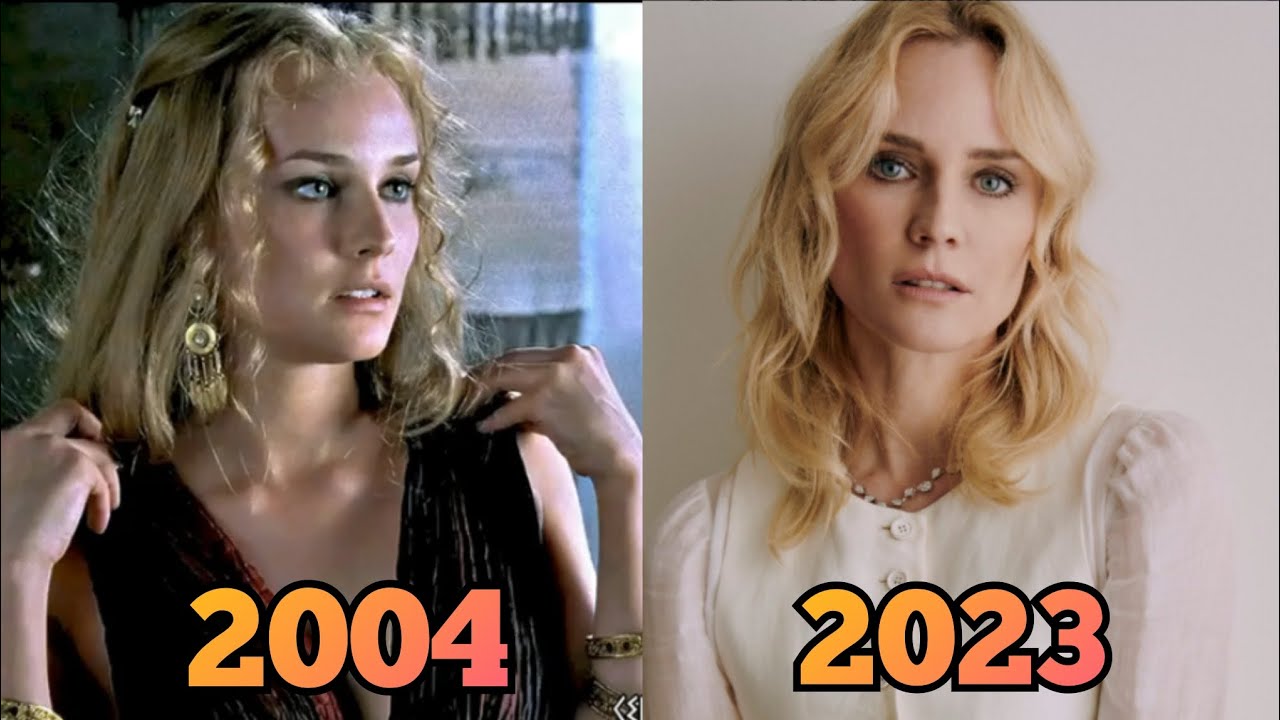 Troy Cast Then and Now (2004 vs 2023)
