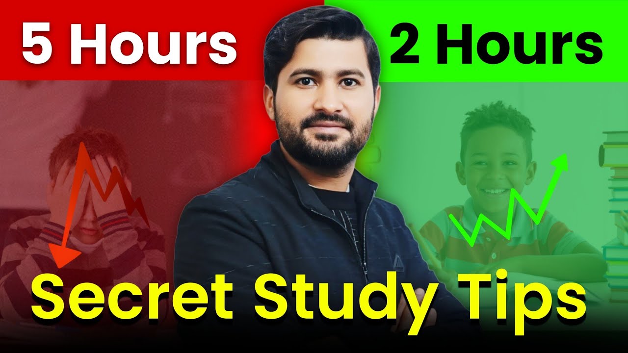 Secret study tips: Study smart but not Hard | study Less and score more tips