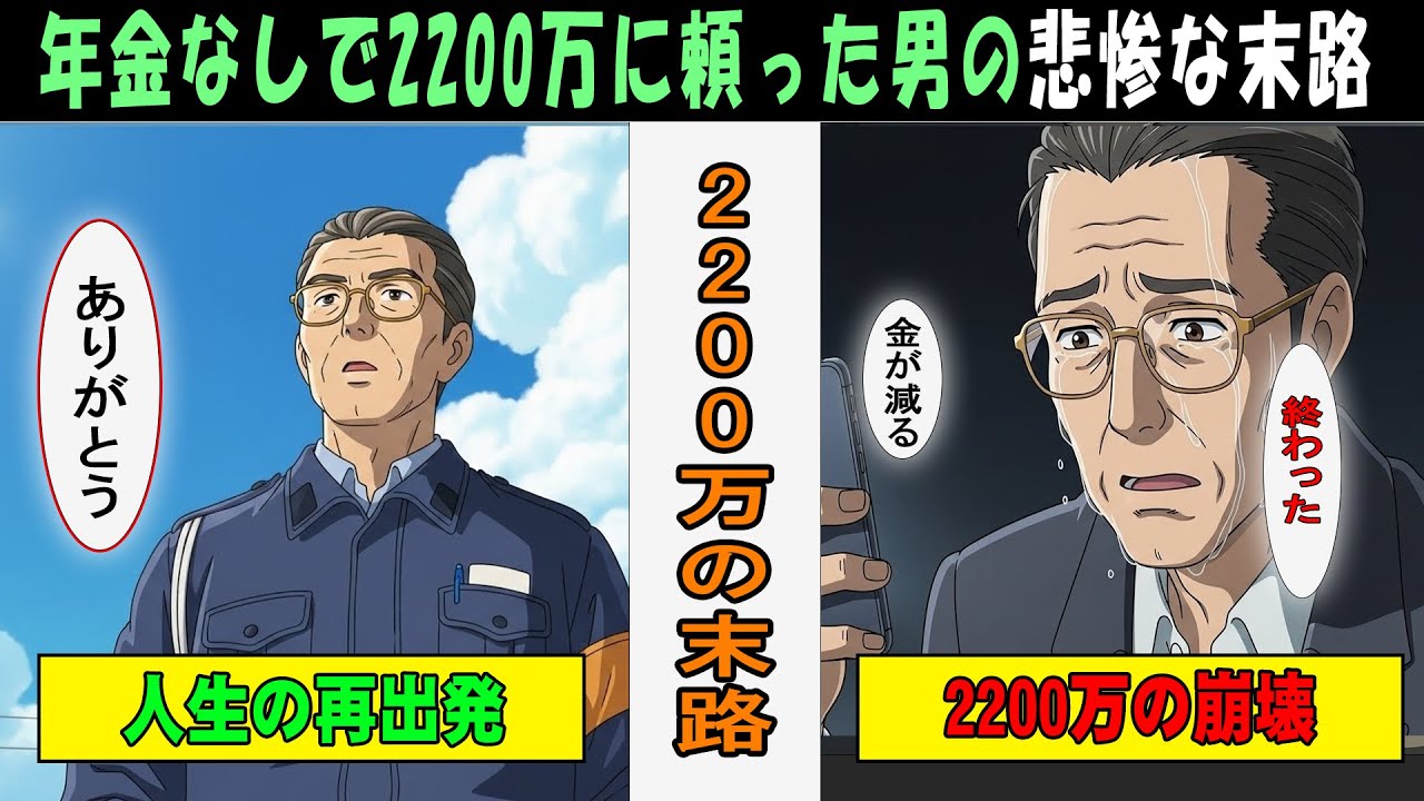 【漫画】年金なしで2200万に頼った男の末路…70歳で生活が行き詰まった理由【老後破綻】