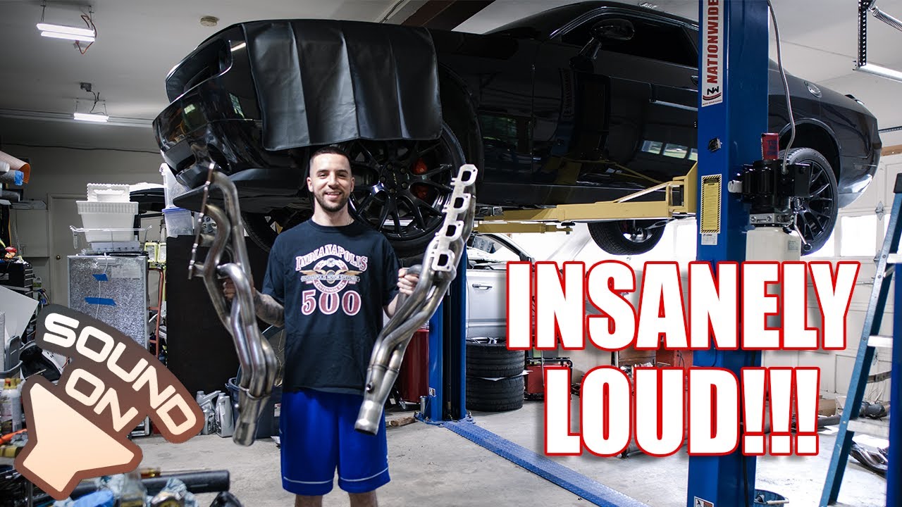INSTALLING LONGTUBE HEADERS ON MY SRT8 CHALLENGER