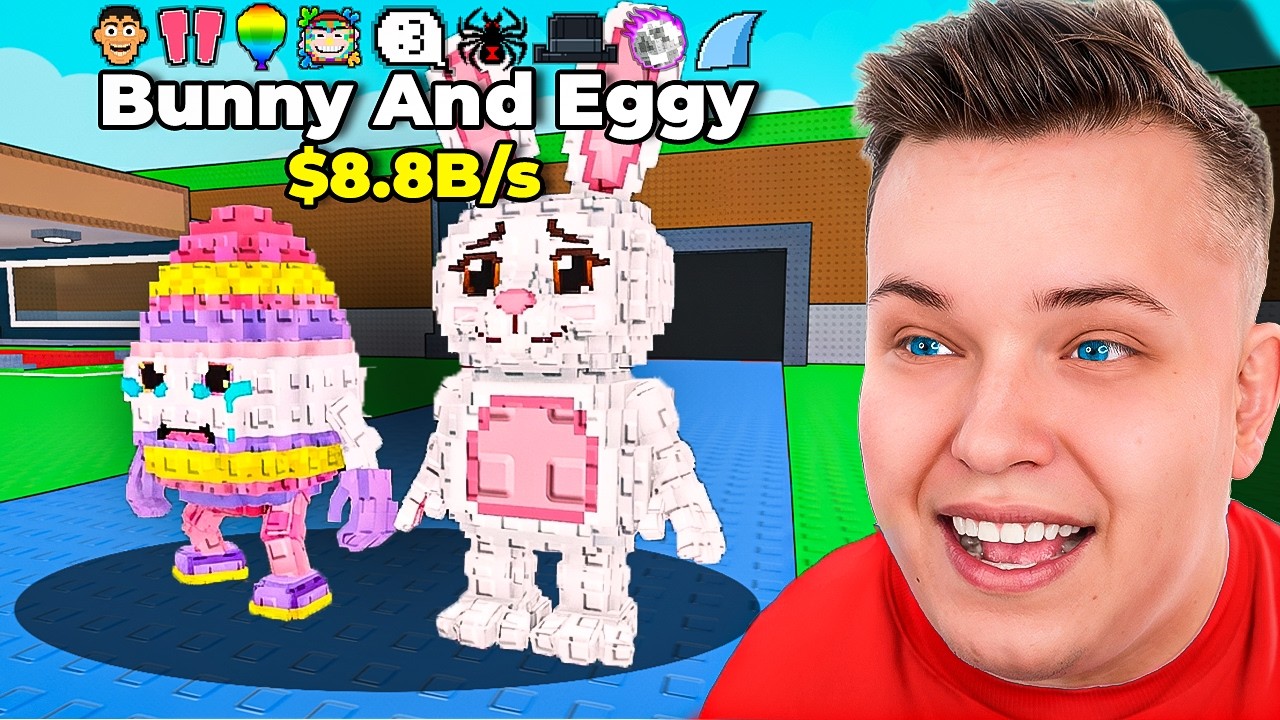 The best DIVINE BUNNY AND EGGY in Steal A Brainrot Roblox!
