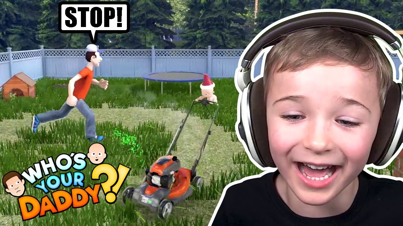 Baby Stole Daddy's Lawnmower and Made a Big Chaos in Who's Your Daddy