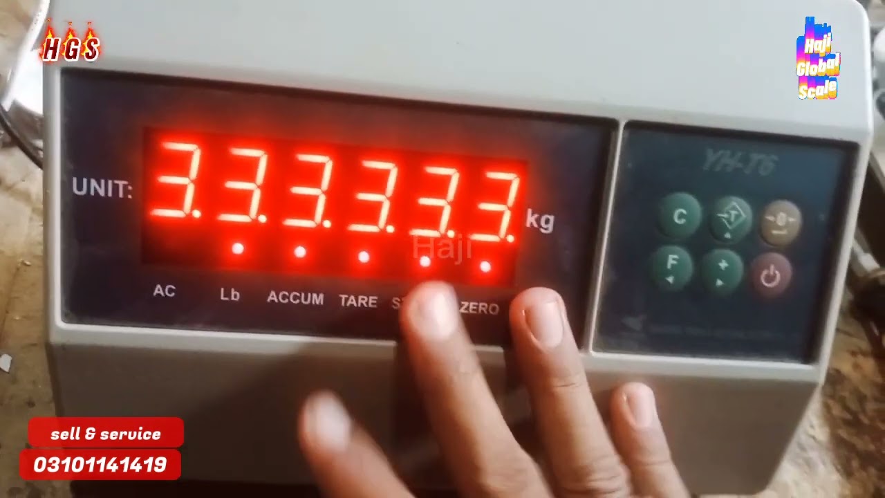 yh t6 kante ki setting kaise kare 💯 how to calibration yh t6 weight scale😍 @haji-14