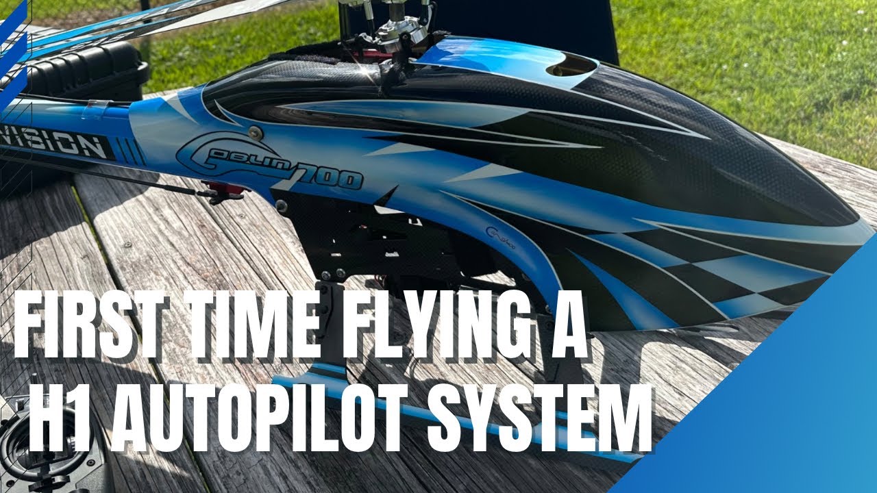 Test flights of a H1 autopilot system on a helicopter