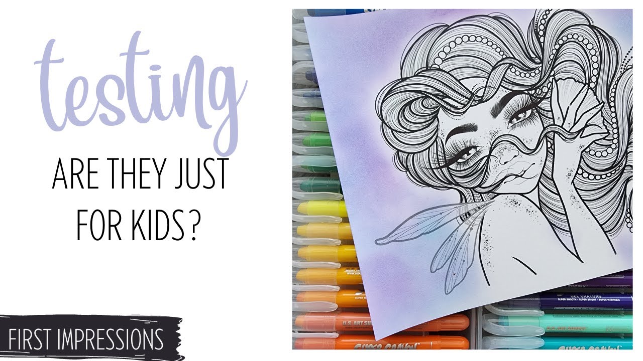 You Won't Believe What These Budget Gel Crayons Can Do | US Art Supply Super Crayons